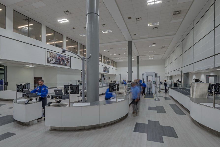 Terminal D Checkpoint at Bush Intercontinental Airport (IAH) PGAL