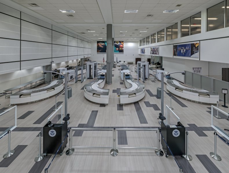 Terminal D Checkpoint at Bush Intercontinental Airport (IAH) PGAL