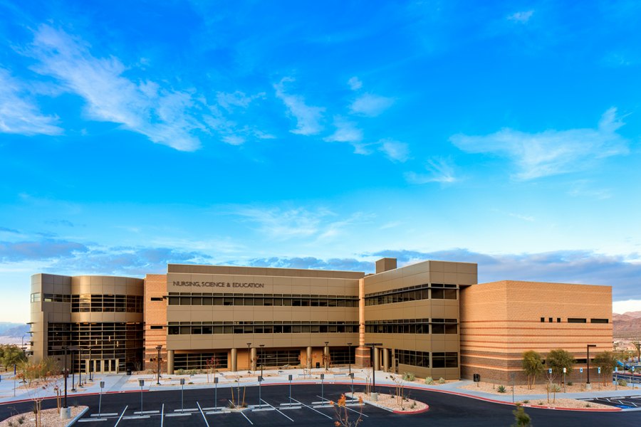 Nevada State College Nursing, Science & Education Building and the