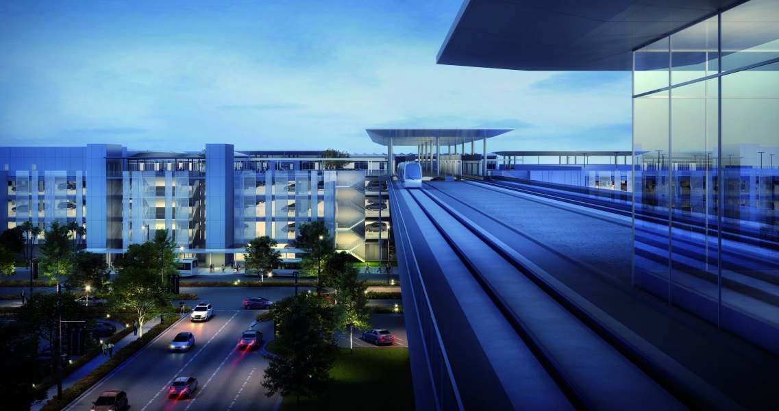 Consolidated Rental Car Facility (ConRAC) at Los Angeles International