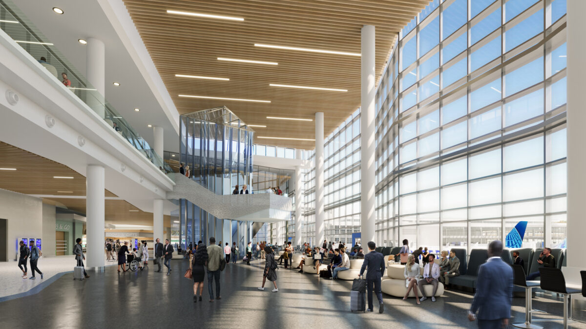 terminal interior rendering