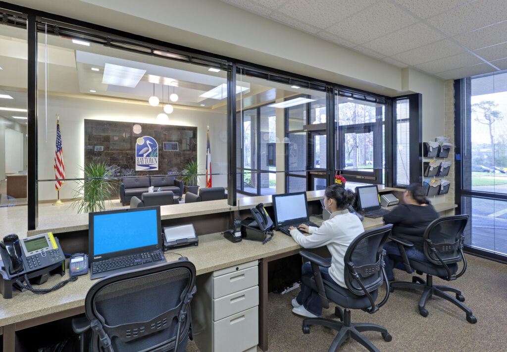 entrance service counter