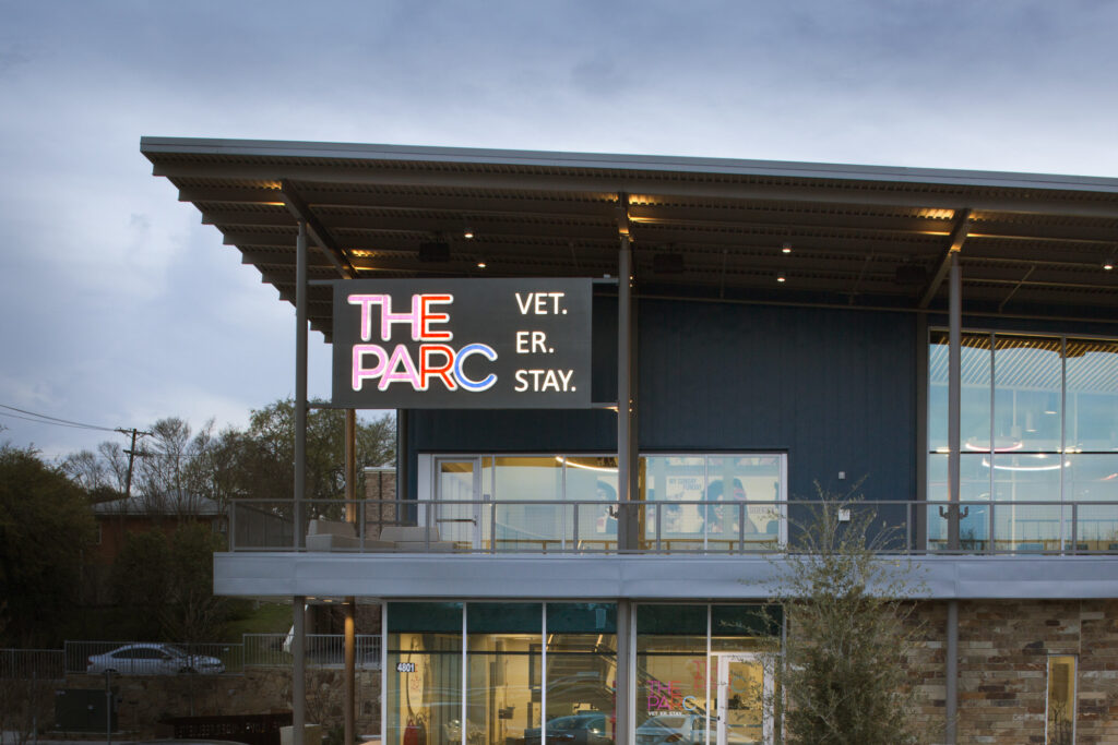 exterior of animal facility