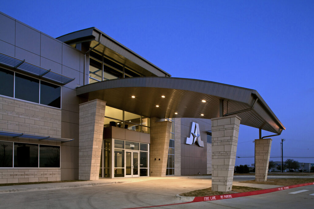 General Aviation Terminal at Arlington Municipal Airport exterior