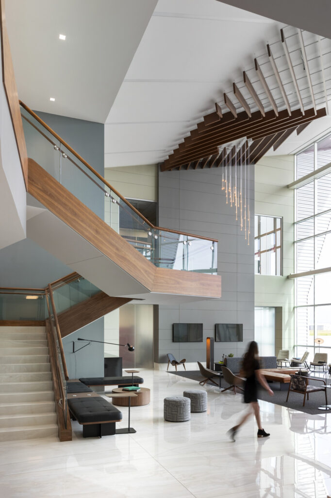 Galaxy FBO terminal interior