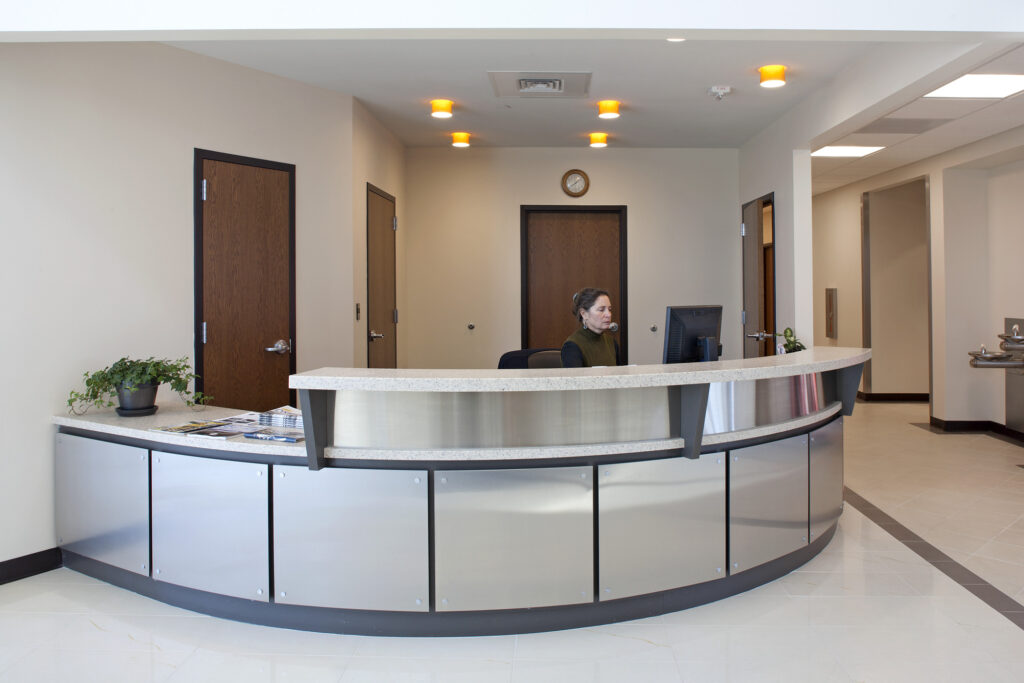 General Aviation Terminal at Arlington Municipal Airport interior