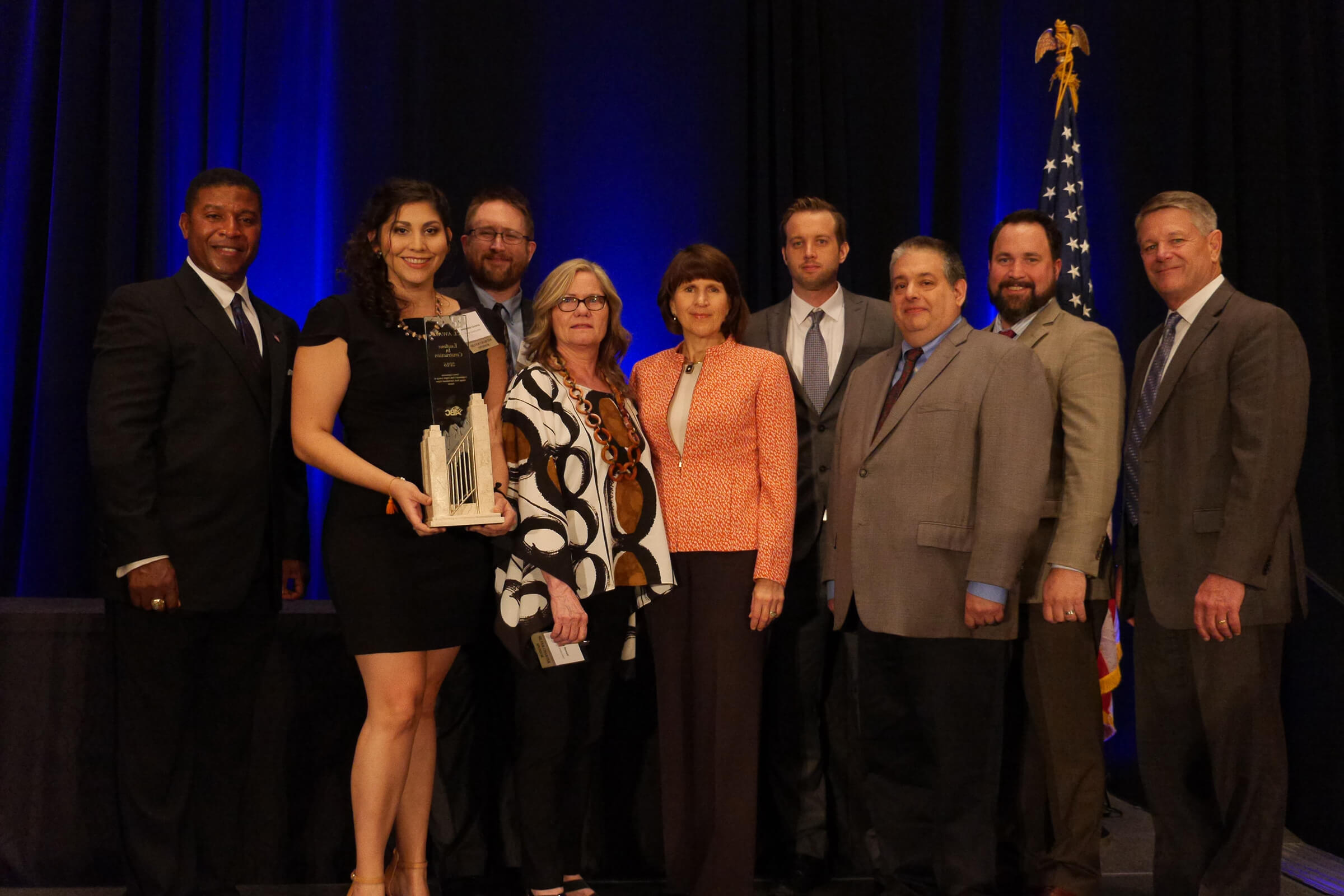 ICE Award in the Interiors category at the 2016 Excellence in Construction Awards competition