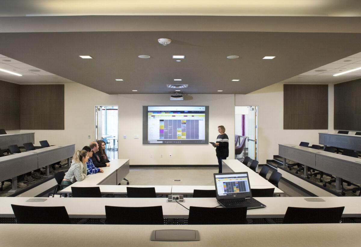 people in training room