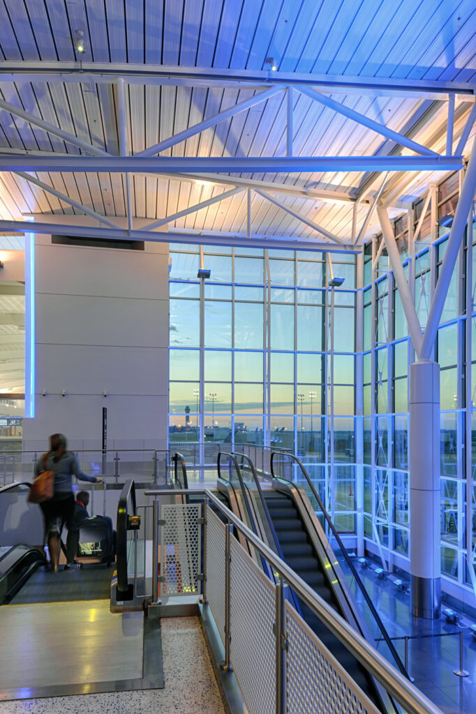 escalator in terminal
