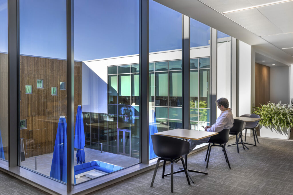 2nd floor overlooking courtyard