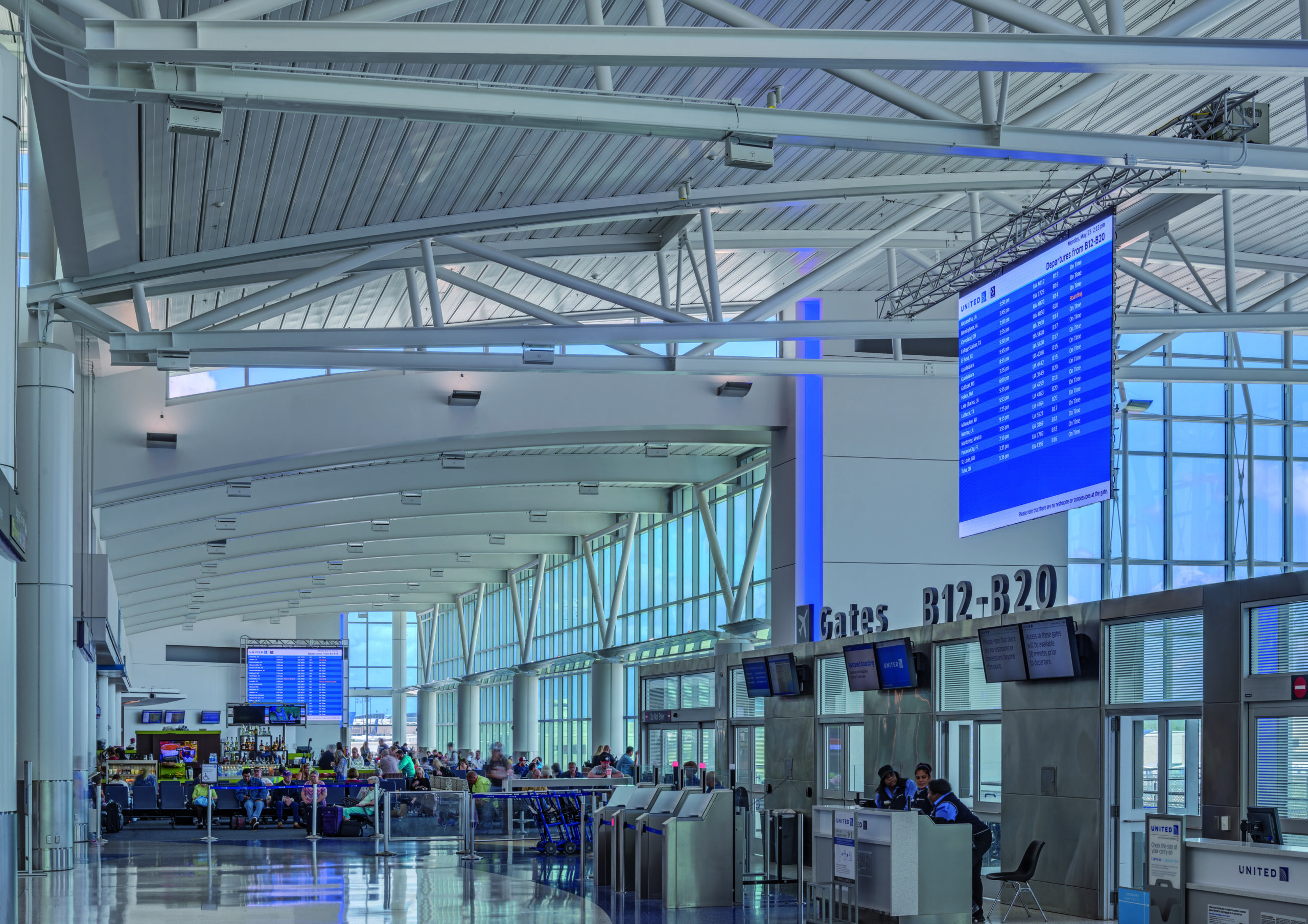 United Airlines gates