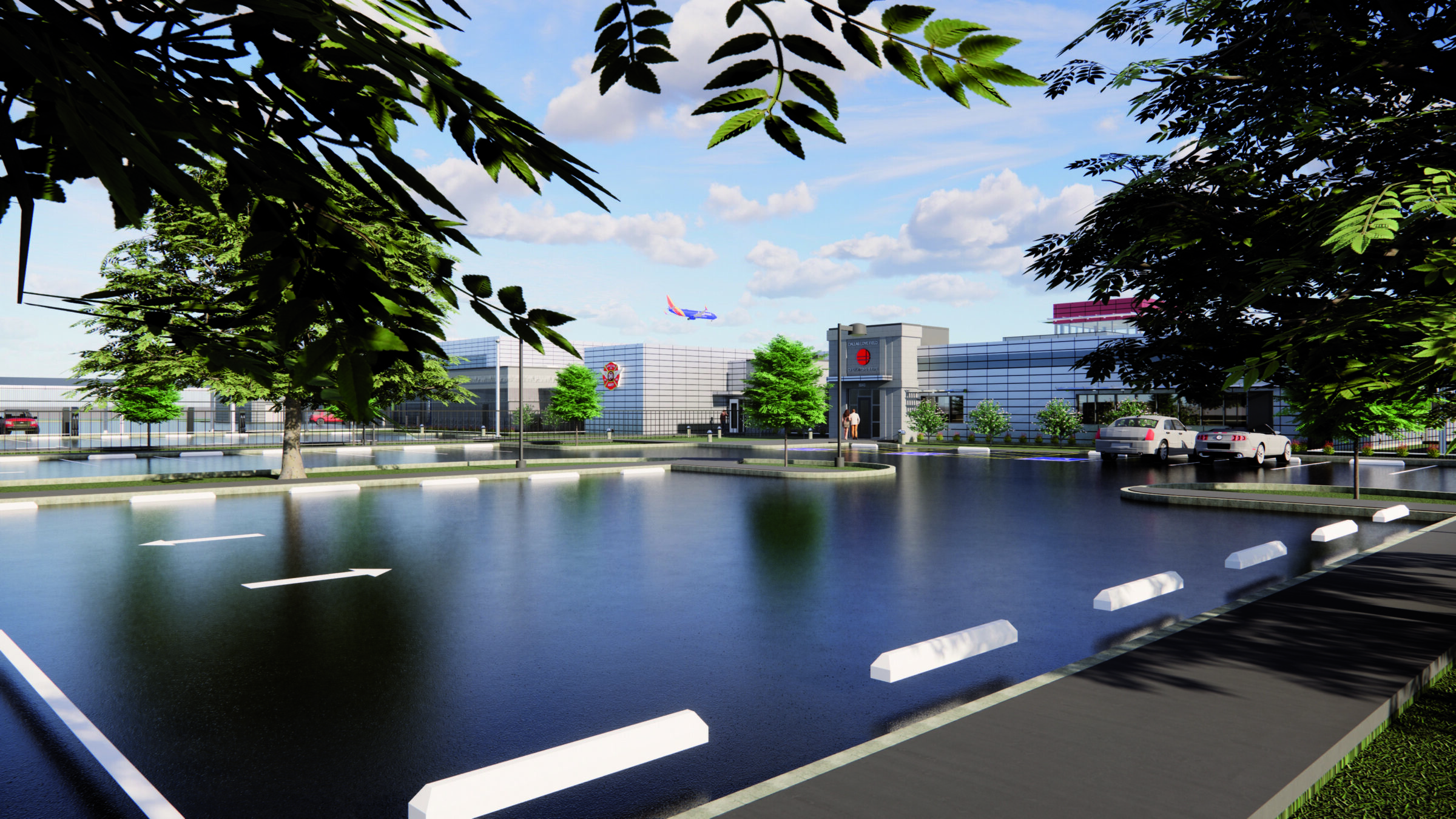 Aircraft Rescue and Firefighting station exterior