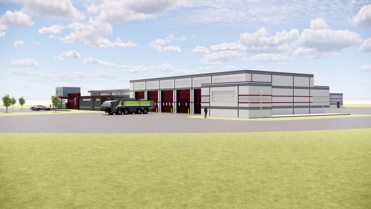 Aircraft Rescue and Firefighting facility exterior