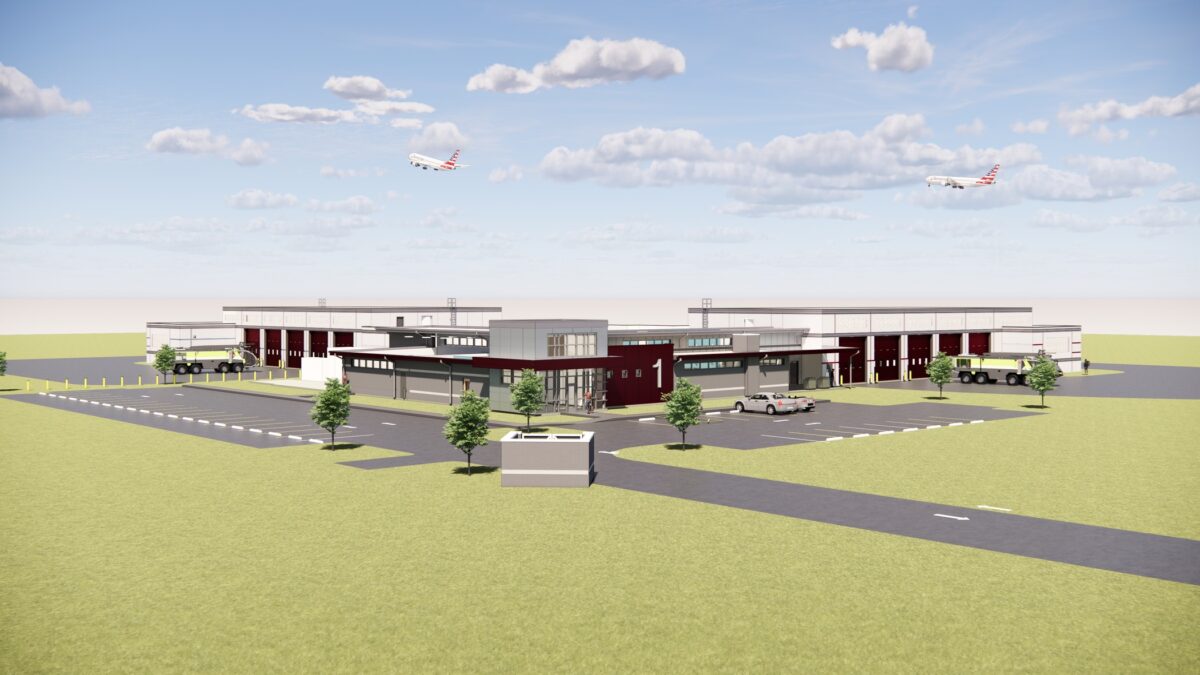 Aircraft Rescue and Firefighting facility exterior