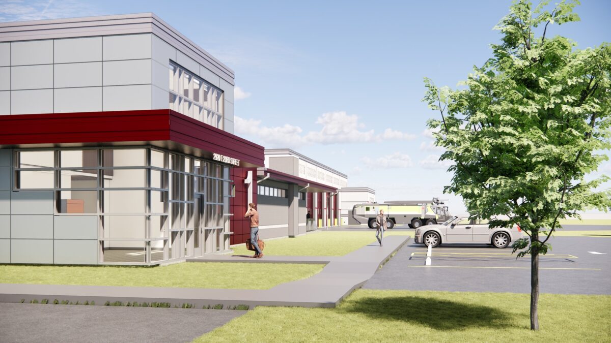 Aircraft Rescue and Firefighting facility exterior