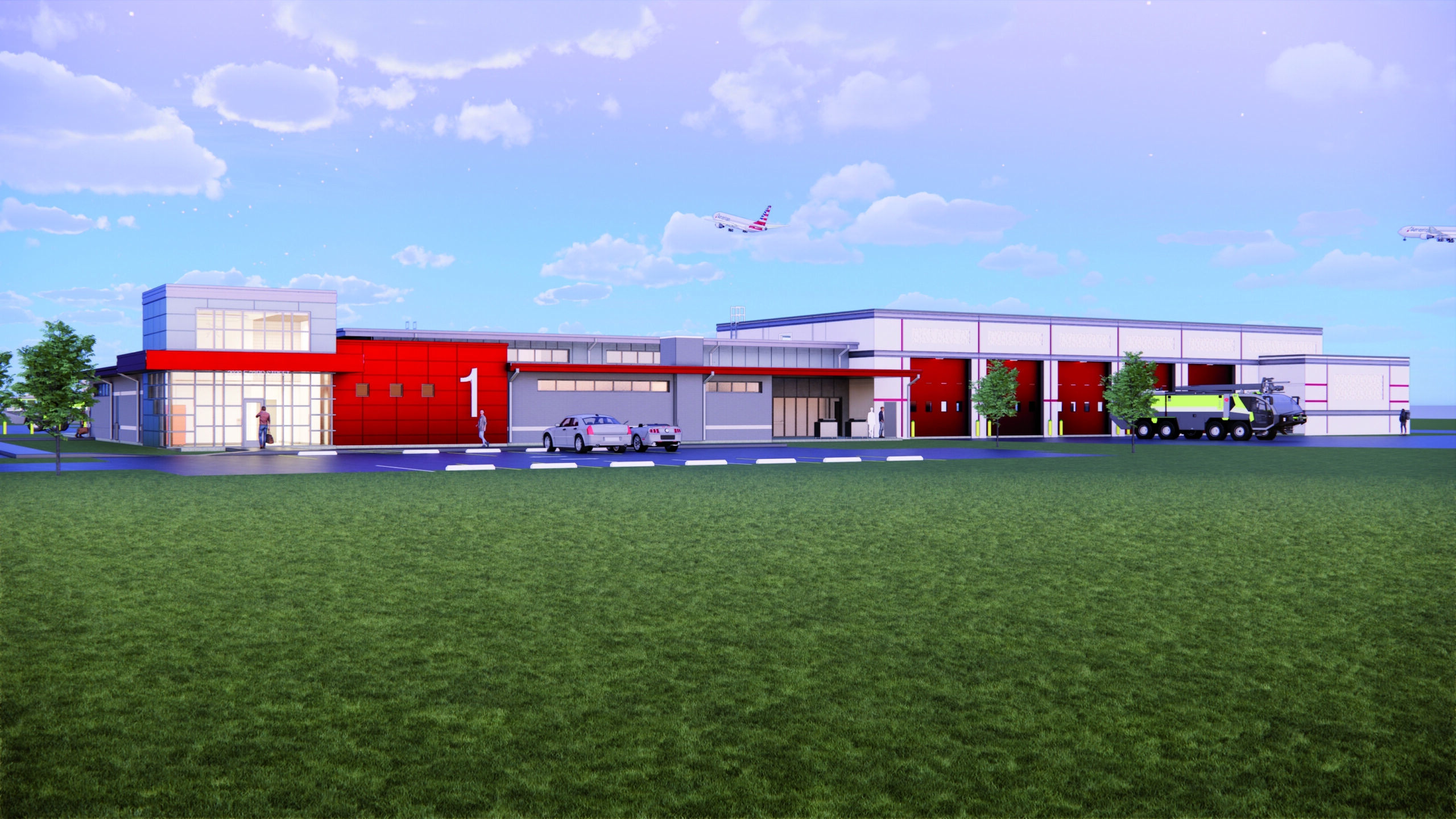 Aircraft Rescue and Firefighting facility exterior