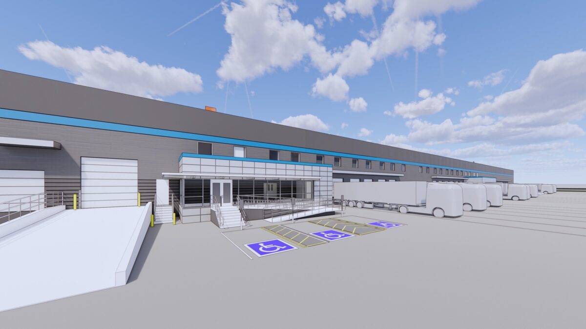 cargo facility rendering