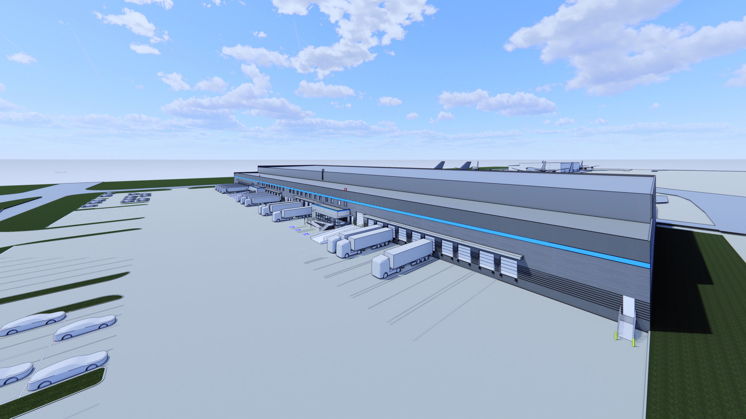 cargo facility rendering