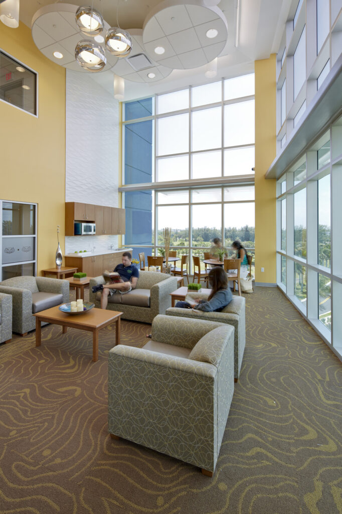 break room and seating