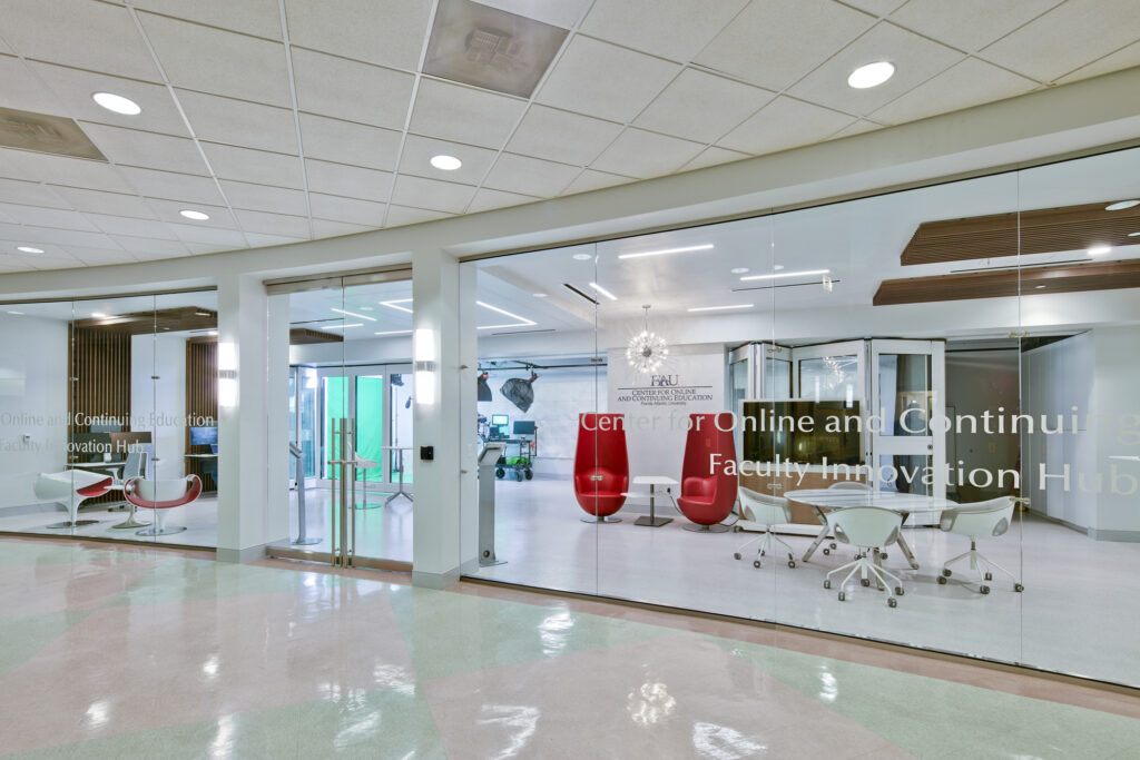 audio recording behind acoustic glass wall