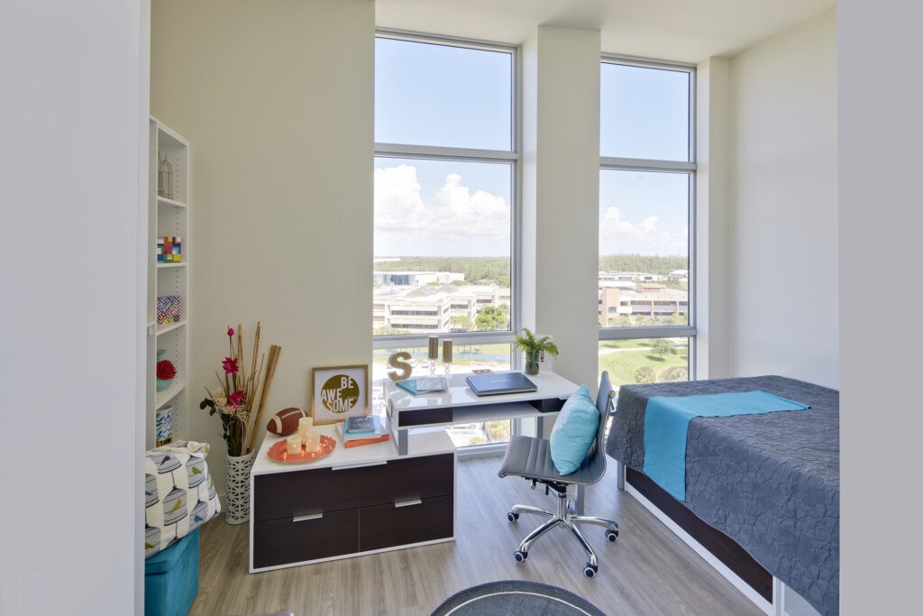 student residential area