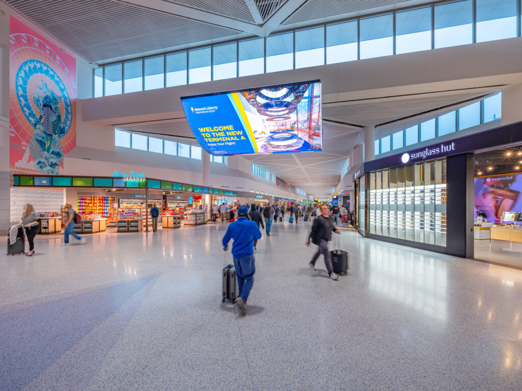 digital screen in terminal