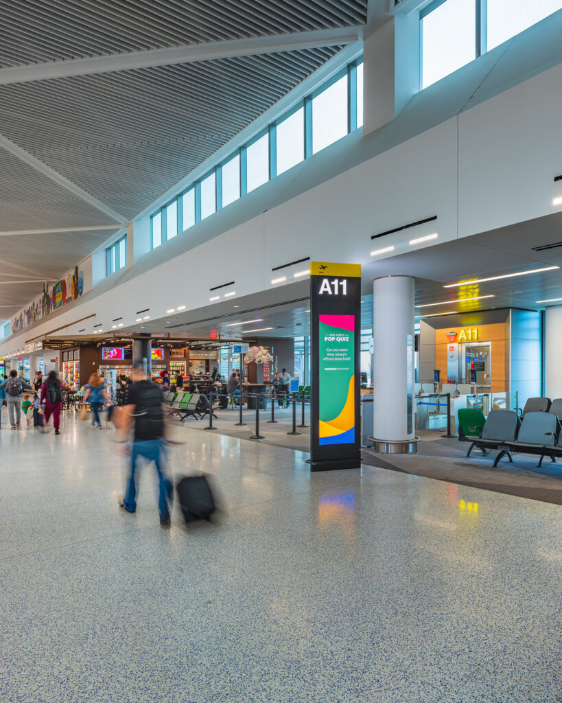 digital screen in terminal