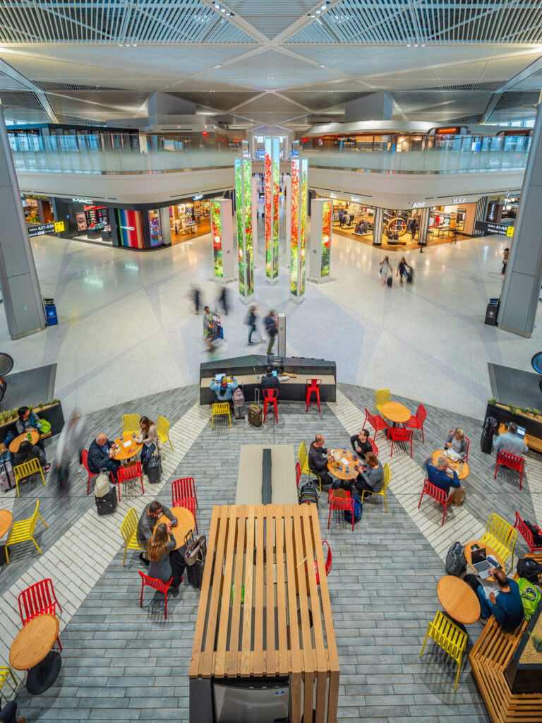 tall digital tower displays