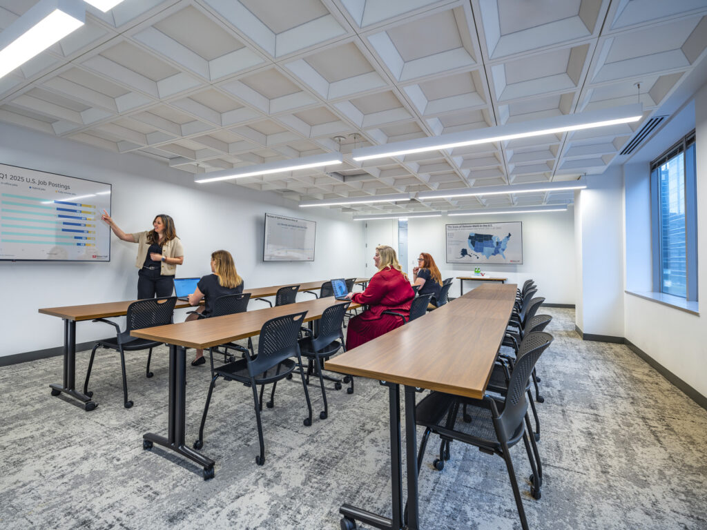 people in training room