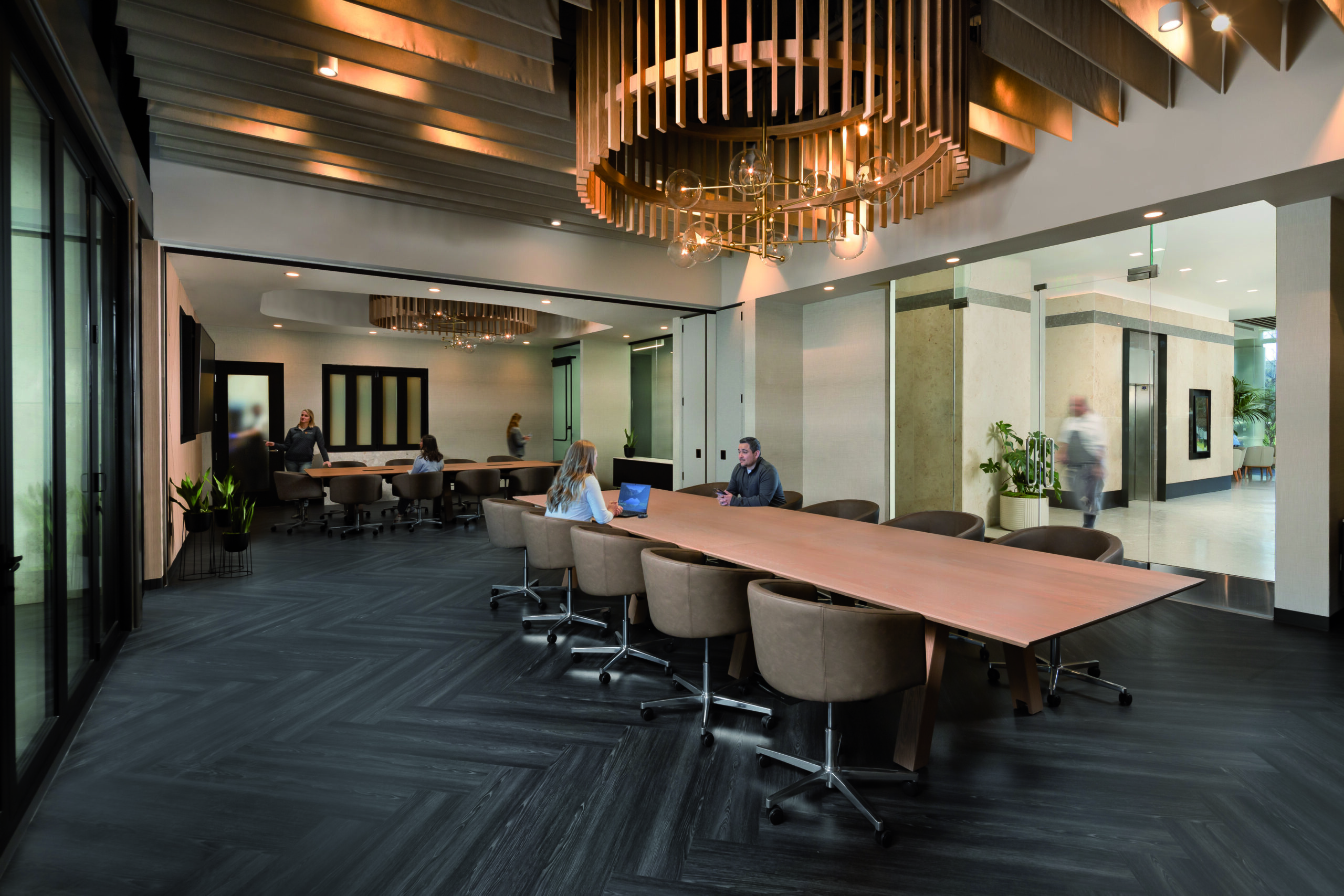 people in conference room