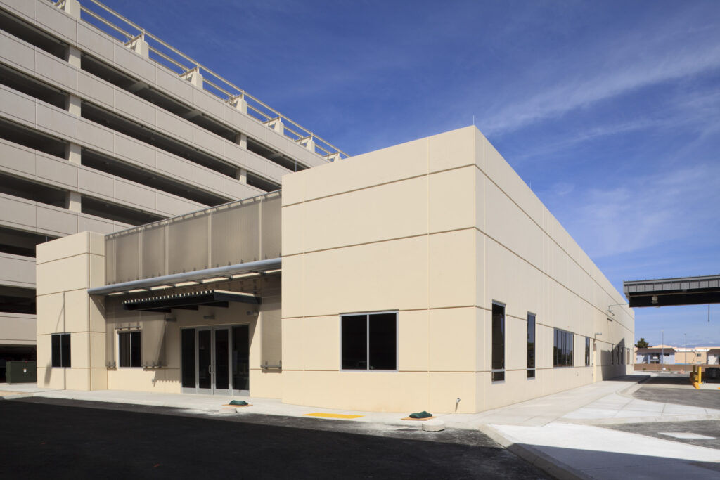 parking garage administration building