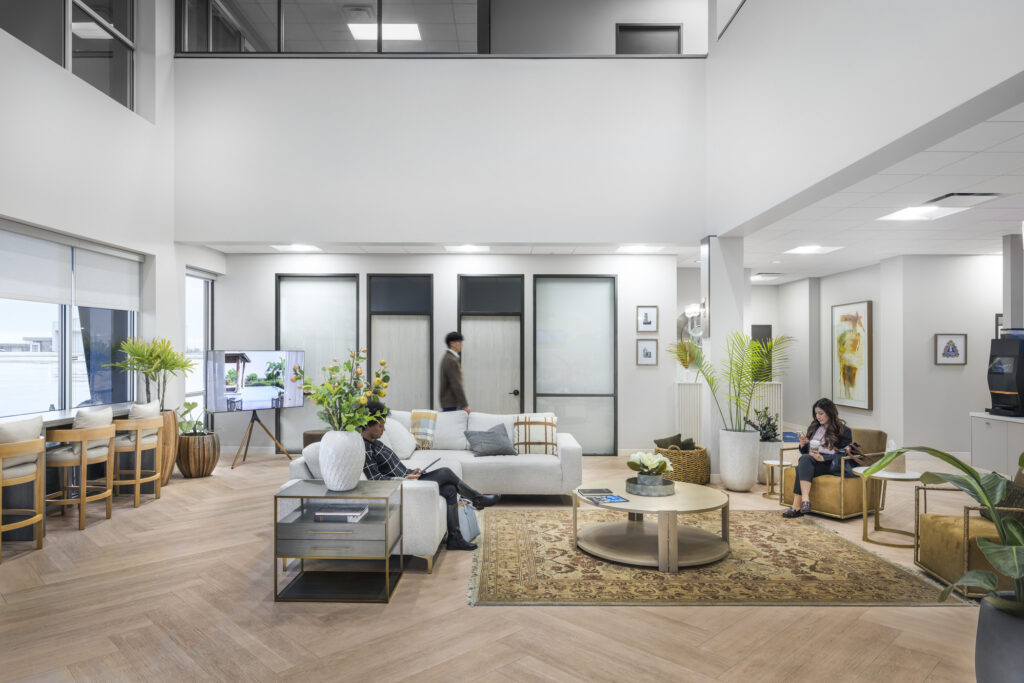 people in seating room