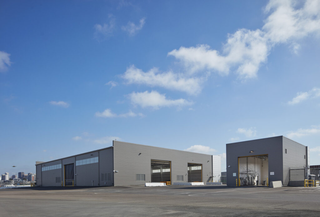 East Solid & Liquid Waste Facility exteriors