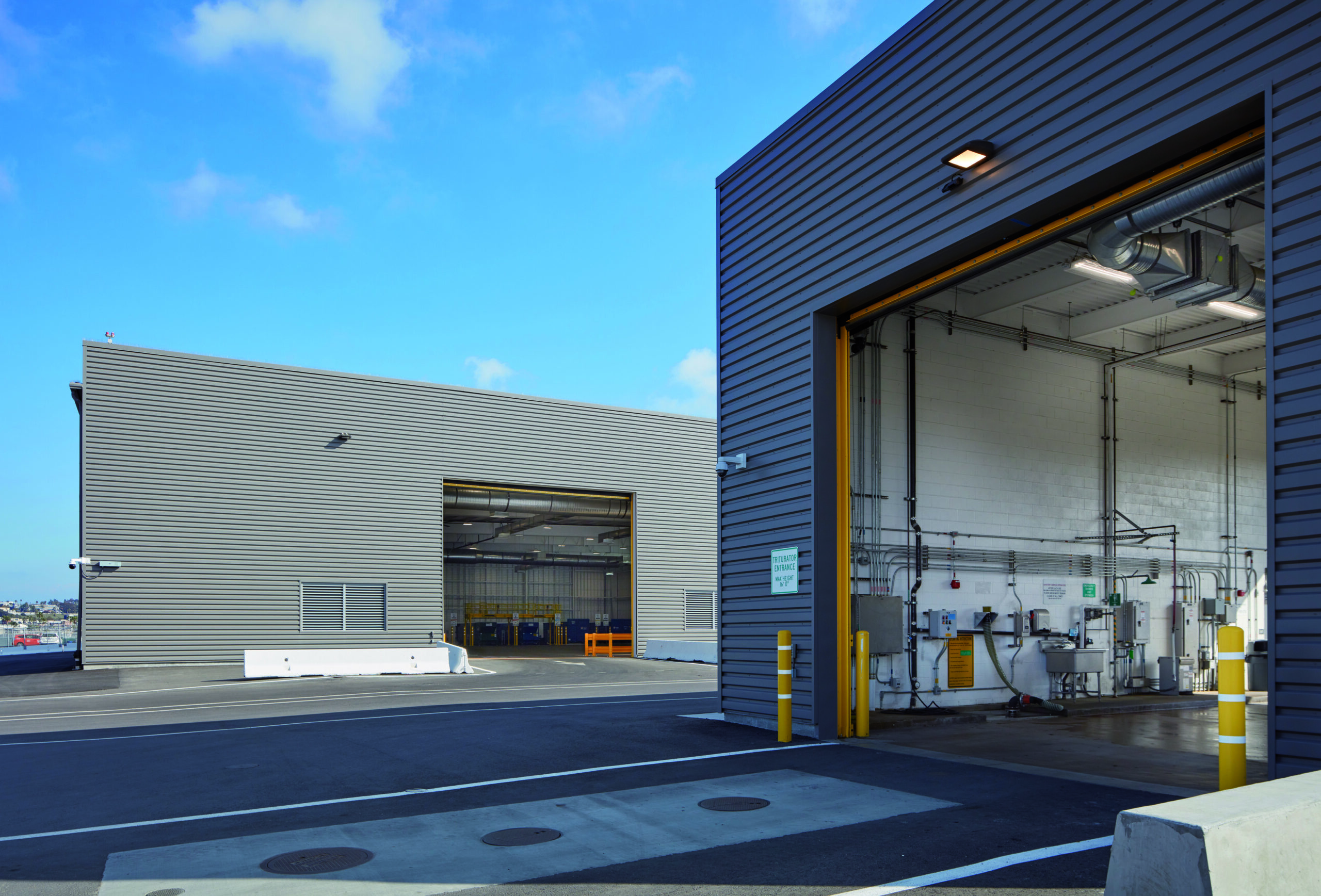 solid & liquid waste facility exterior