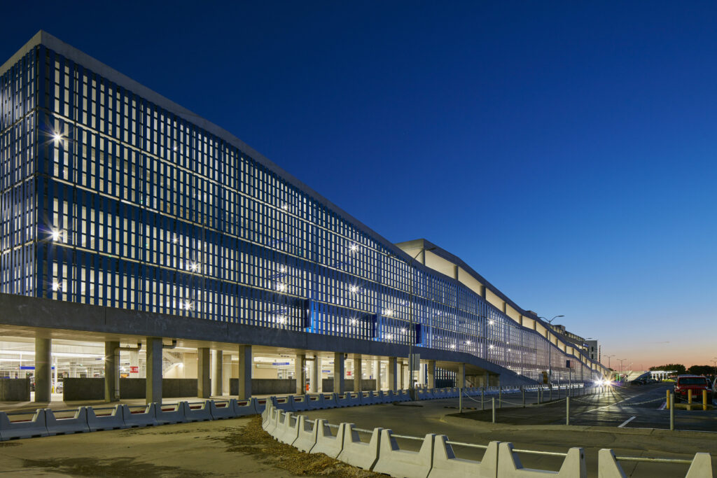 parking garage exterior