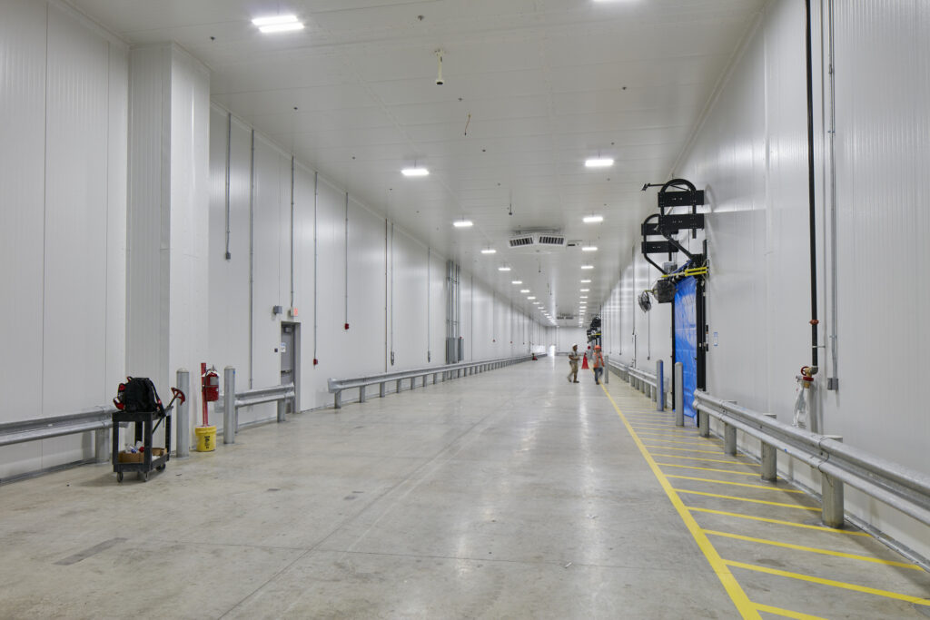 door system within distribution center