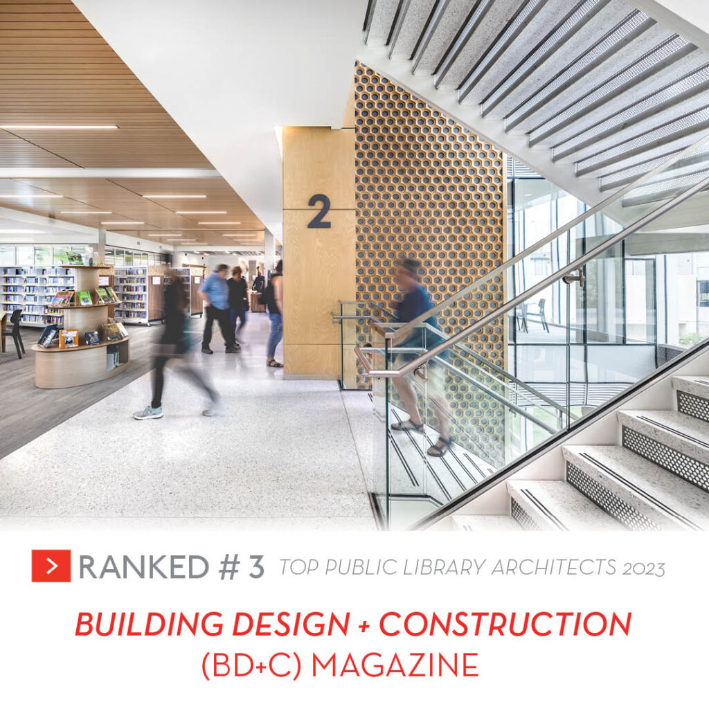 PGAL Ranks as Top Public Library Design Firm