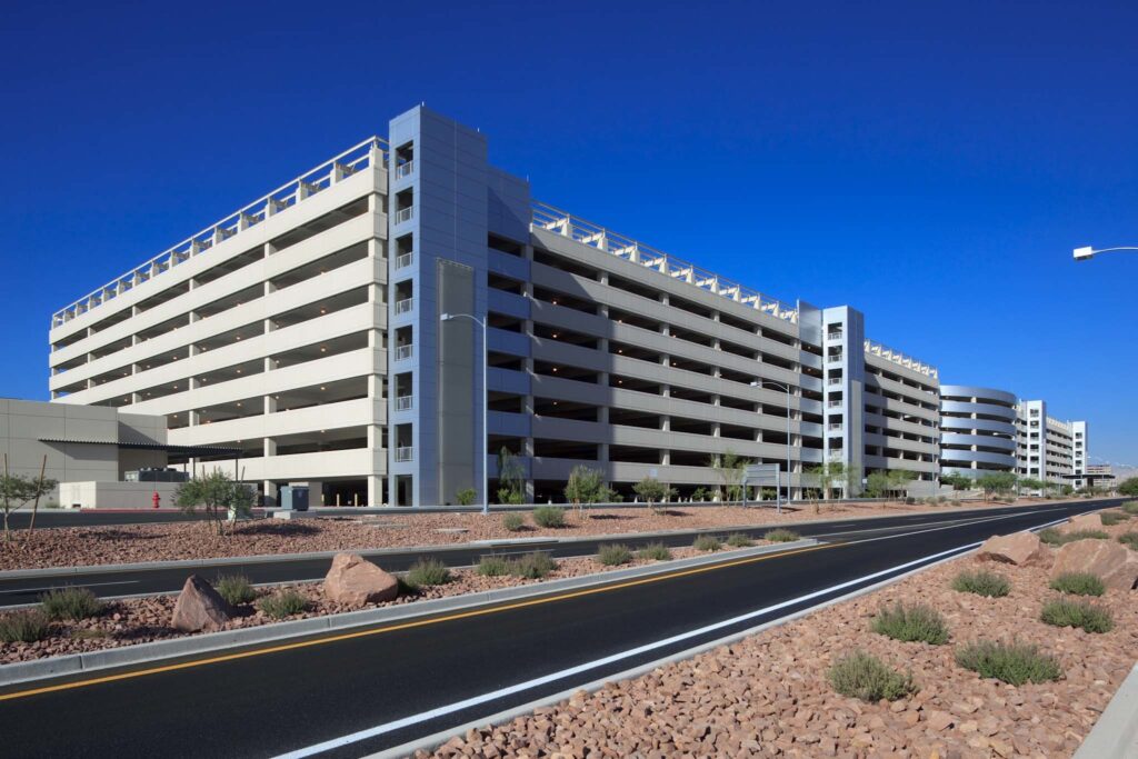 parking garage exterior