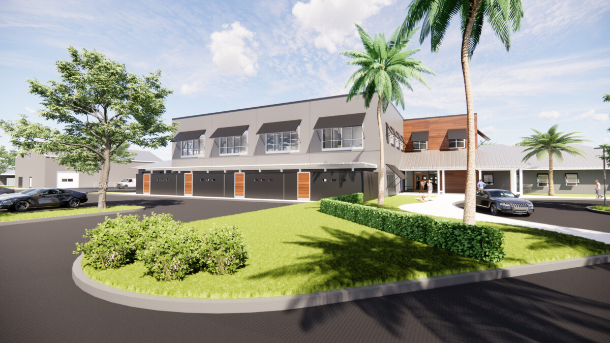 building exterior rendering