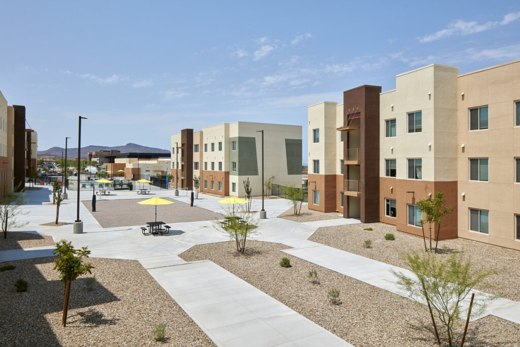 exterior and courtyard