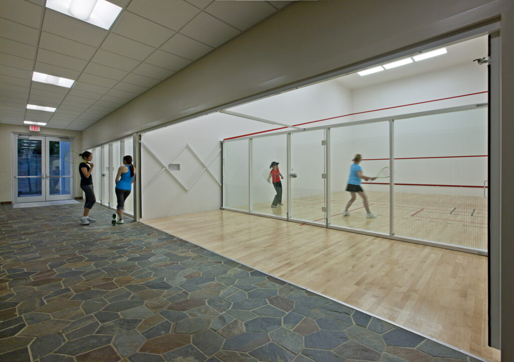 racquetball and squash courts