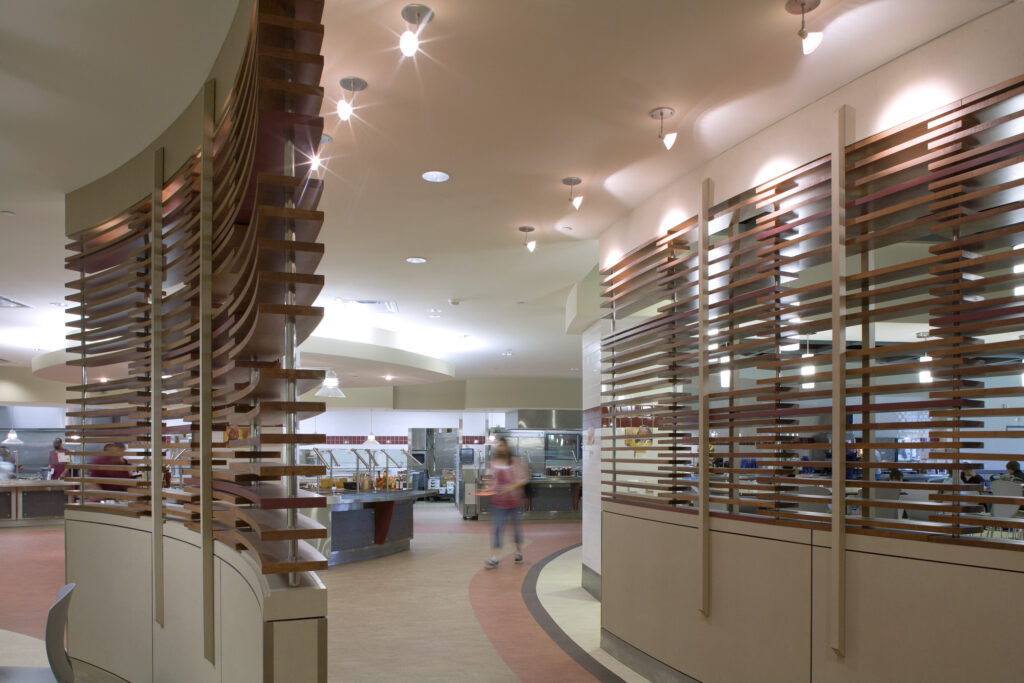 student dining area