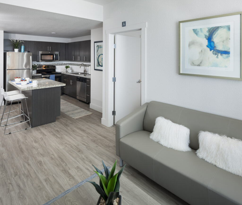 student residential area