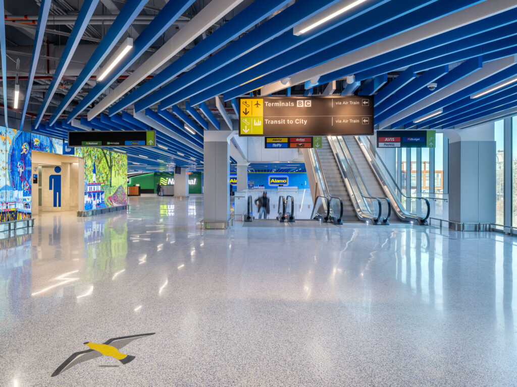 Consolidated Rental Car Facility (ConRAC) at Newark Liberty International Airport (EWR)