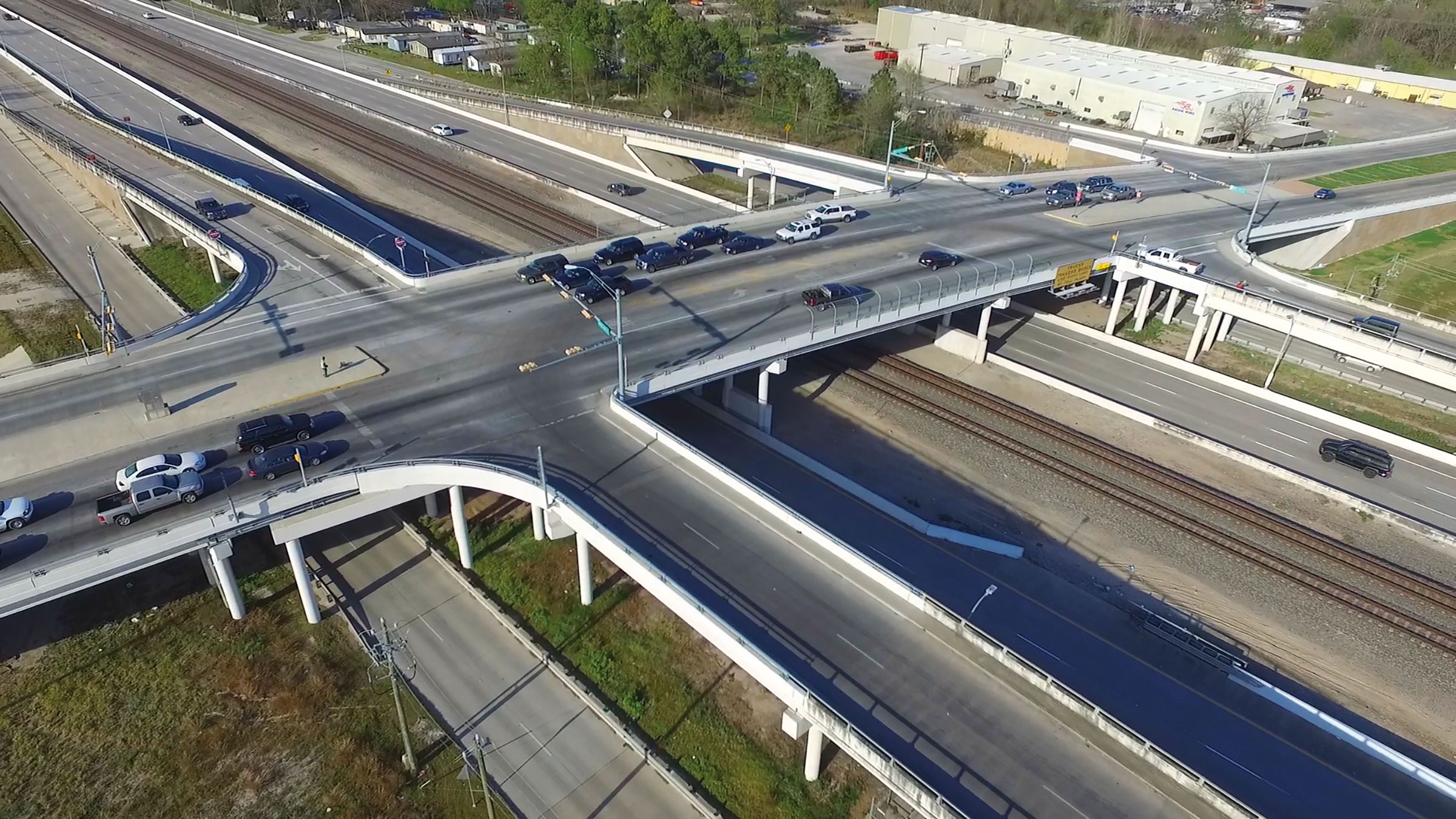 Aldine Mail Route Overpass