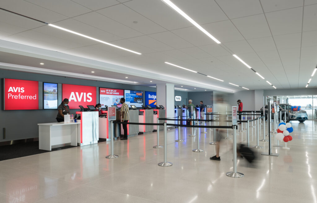 Consolidated Rental Car Facility (ConRAC) at Bradley International Airport (BDL)