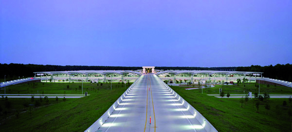 JFK Bus Flyover at George Bush Intercontinental Airport (IAH)