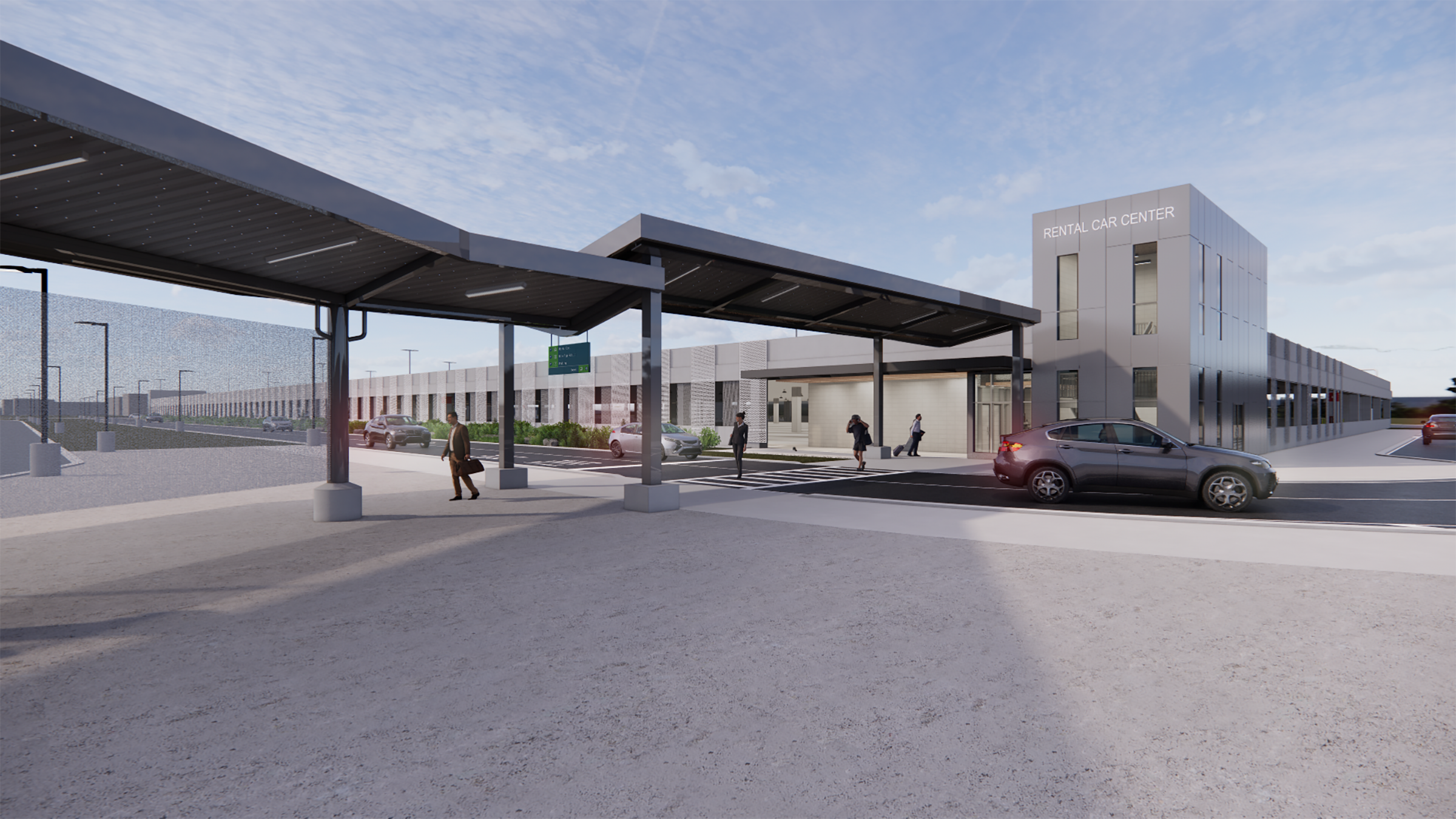 Rental Car + Ground Transporation Center at Syracuse Hancock International Airport (SYR)