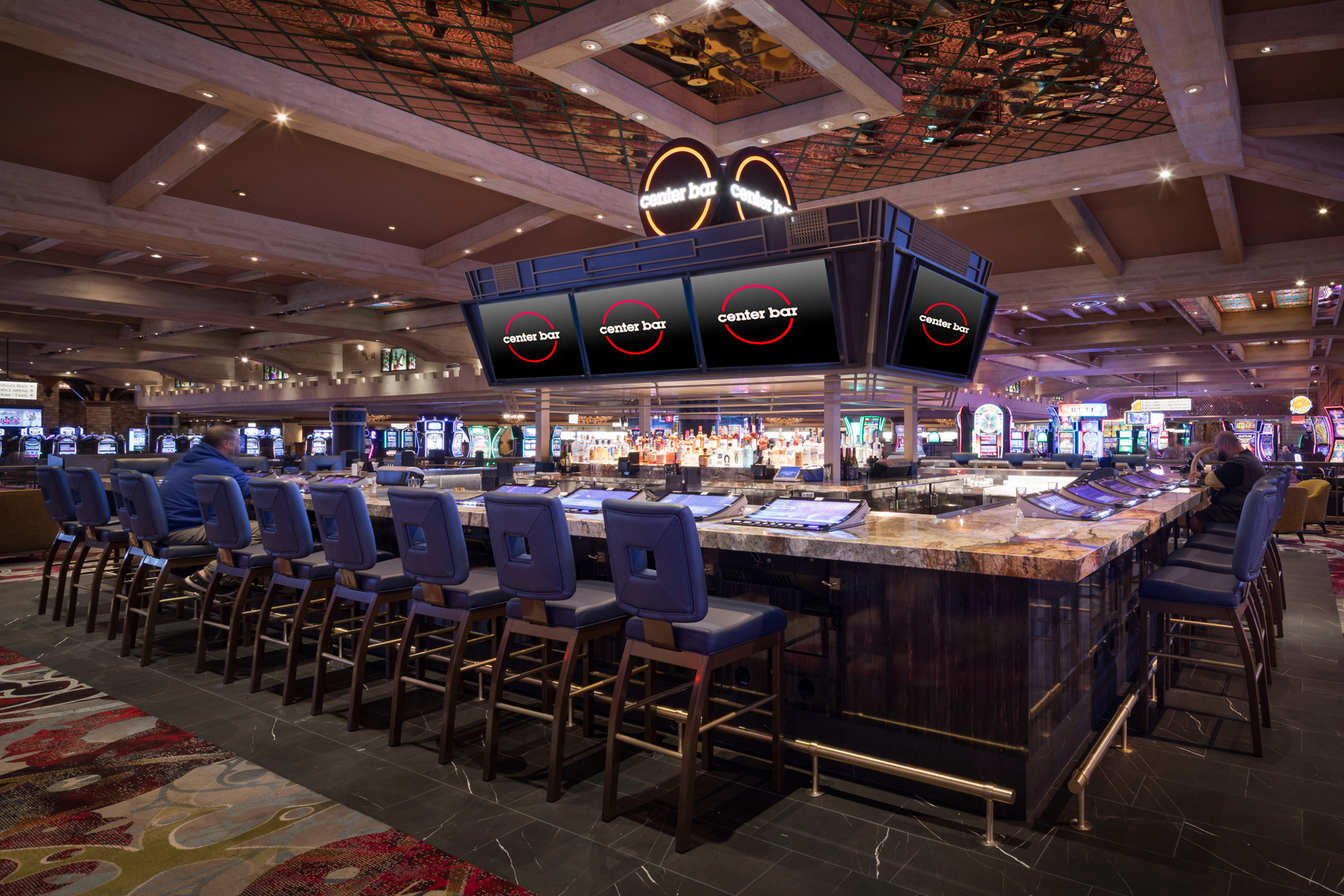 MGM Excalibur Casino Center Bar