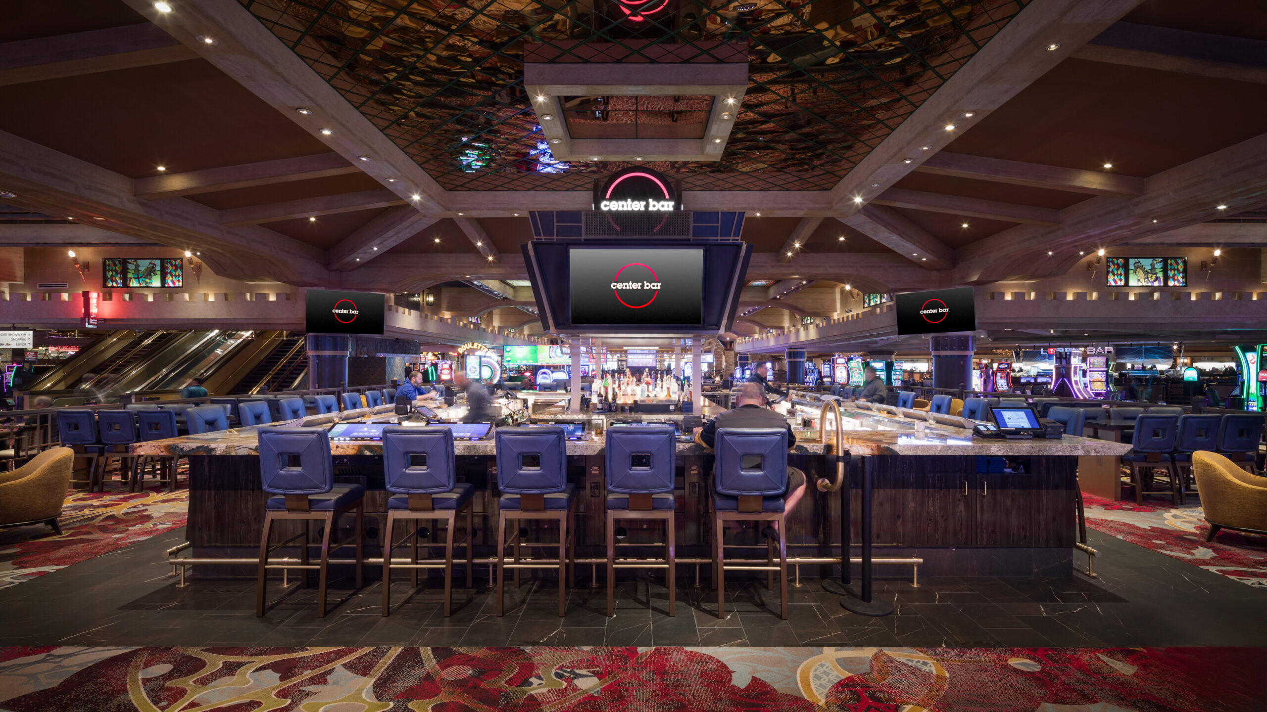MGM Excalibur Resort & Casino Center Bar Remodel